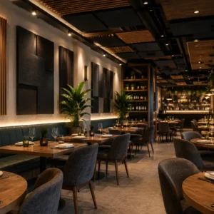 Insonorización para restaurantes